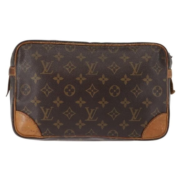 LOUIS VUITTON Monogram Compiegne 28 Clutch Bag - Picture 3 of 16
